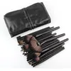 32pcs Makeup Brushes Set with Black bag Powder Blusher Contour Eyeshadow brush Complete kit Cosmetic Make Up Brush brocha de maquillaje