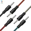500pcs Braided Audio Auxiliary Cable 1m 3.5mm Wave AUX Extension Male to Male Stereo Car Nylon Cord Jack For Samsung phone PC MP3 Headpho