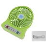 Lato przenośny Mini Fan 3 Prędkości regulowane fani dla domu OfficeDesk Desk Travel USB Akumulator Fan z LED Light Handheld
