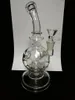 Exosphose Ball Fab Egg Recycler DAB Riggar Tjockglas Bongs Gratis Frakt 2 Funktion Glas Vattenrör Rökrör Hookahs 14 mm Joint