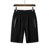 Homens Shorts Verão Mens Beach Elastic Cintura Calções Calças Poliéster Casual Masculino Masculino Respirável Homme Joggers Roupas 6XL