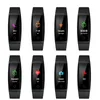 W8 OTA Automático Monitor de Frequência Coração Smart Pulseira Pedômetro Relógio Inteligente Relógio Cor Smart WristWatch para iPhone Android Phone