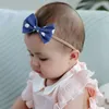Europe mode infantile bébé filles arc bandeau nœud papillon mignon tête élastique bandeau de cheveux bandeaux Bandanas bandeaux 14976