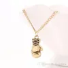 Pendant necklace Gold/Silver Plated Mini Boxing Glove Necklace Boxing Jewelry Cool Pendant For Men Boys Chain Necklaces