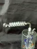 Pot multi-spirale, Vente en gros Bongs Tuyaux de brûleur à mazout Conduites d'eau Tuyaux en verre Plates-formes pétrolières Fumer
