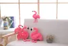 Kreativ simulering flamingo plysch leksaker och kudde söta fyllda djur fågel fyllda docka kudde gåva barn leksaker