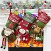 45 Tasarımlar Noel Çorapları Hediye Çantası Çocuklar Büyük Beden Şeker Çantaları Santa Xmas Ağacı Asma Süs Çorap Partisi 2023 Yeni Yıl Ev Dekorasyon