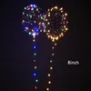 Bobo Balon Line Line String Stick Fala Ball Balon Light Up na Boże Narodzenie Halloween Wedding Birthday Home Party Decoration DBC VT0519