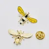 Broche abeille en forme d'insecte pour femmes, mélange de styles, en métal, perle, costume, épingle à revers, accessoires de chemise, bijoux à la mode, expédition par Epacket