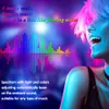 Strisce 5050 LED RGB Musica per abiti a strisce magiche Luci che cambiano colore luce bluetooth intelligente