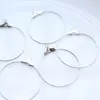 SP Wine Glass Charm Rings/Earring Pendants 29x26mm silver plated