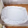 one white quilted elastic Mattress Protection Pad with filling hotel mattress cover 6 size available