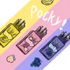 Pocky Biscuit Patch Custom DIY 모든 크기 및 로고 자수 아이언 프론트 패치 만화 아플리크 의류