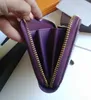 Hela patentläder Shinny Luxury Long Wallet Multicolor Fashion High Quality Original Box Coin Purse Women Man Classic Zippe295C3651391
