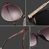 Gato olho óculos de sol moda polarizada óculos de sol para mulheres rhinestone templo óculos uv400 a104