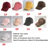 Unisex Suede Baseball Caps Hats Women Men Hip-hop Snapback Flat Hats Candy Color Sun Protective Basketball Hats Cap Gifts 9 Colors WX9-1442