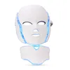 7 pon colors LED PDT collagen red light therapy Led pon therapy for face skin rejuvenator mask with neck part DHL 1126437