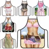 Apron Home Waterproof Multicolor Sexy Women Kitchen Apron Funny Men Aprons BBQ Fashion Apron Sleeveless Waiter Aprons Kitchen Tool3003940