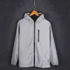 Luminous jacket Spring autumn men reflective hooded jacket Couple thin Windbreaker baseball outerwear Sun protection coat S5XL4038464
