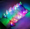 Leuke LED-gloeiende kattenoorhoofdband Cosplay-kostuumfeest Oplichten Kitty Haarhoepel Fancy Dree Knipperende Blinky-haarband COLORFUL309n