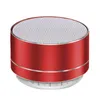 A10 LED Mini Bluetooth Speaker Portátil TF USB FM Wireless Music Caixa de som Super Bass Subwoofer para telefone PC Mic Handfree Chamada Novo