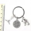 Nowy przylot stal nierdzewna klawisza kluczowy sport sport hokeja na hokeja na lodzie klawisza Keyring Hockey Lover Prezenty dla mężczyzn Kobiet Jewelry342c