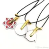 Collana Anime Gioielli Cosplay Anime Collane con ciondolo in pelle