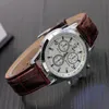 Luxury Mens Watches FHD Casual Sports Beautifully Wristwatch Band Alloy PU Leather Quartz Watch