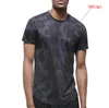 HOT 2020 Summer sport tights running jogging GYM short sleeve Camouflage stretch combat basketball football training t shirts men