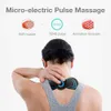 Portátil Ems Mini elétrica Neck Massager Cervical Massagem Vertebra estimulador muscular alívio da dor etiqueta Fisioterapia Instrument