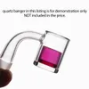 Quartz Banger Ruby вставить чашу толстое для 2 -миллиметровых стеклянных бонгов кальяны