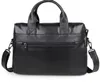 Designer-Men's Bag with Cowhide Head, Hand-held Bill of Lading, Shoulder Slanting Business Briefcase