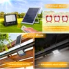 Farola solar LED de 40W para exteriores, impermeable, IP65, sensor PIR, luces led, reflector para exteriores, farola exterior para jardín