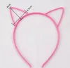 Cat Ear Headbands Hairbands Party Costume Daily Decorations Party Headwear for Women Girls Candy Colors Plastic Hair Sticks