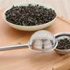 SS304 green tea infuser spoon Ball shape filter strainer with handle flower stick stir bulk wholesale