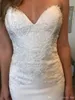 Estilo country elegante Lace Mermaid Wedding Dresses Querida Applique Tribunal de casamento vestido de trem de vestidos de noiva Vestido de noiva Robe