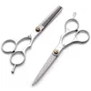 Professionele Kapper Haarschaar 5.5 / 6.0 Inch Snijden Dunning Schaar Shears Kappers Styling Tool Rvs Hair Scissors