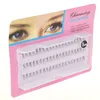 60pcs / set 8/10/12/14 mm Individuella fransar Svart 6d Natural False False Eyelash Long Cluster Extension Makeup Beauty Health