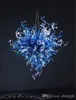 Турецкий стиль Синий Цветное декоративное стекло Освещение Подвеска Рука выдувное Цветные муранского стекла Люстра на продажу