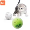 Xiaomi Petoneer Pet Smart Companion Ball Geste Shake Switch Boîte d'herbe à chat intégrée Défilement irrégulier Artefact drôle de chat