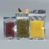 Multiple Sizes Aluminum Foil Zipper Bag Translucent Resealable Retail Packaging Bags Self-sealing Bag Package Pouches