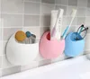 Tandborste hållare badrum lagringshållare tandkräm väggmontering hållare sucker sugarrangör cup rack kontor rack container gga3246