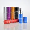 Bouteille de parfum rechargeable en aluminium de 10 ML, contenant cosmétique d'atomiseur de parfum 100pcs / lot DHL Livraison gratuite LX
