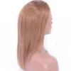 Pre Colored 30 Peruvian Human Hair Wig Natural Straight Lace Front Wigs with Baby Hair 130 Density1194130