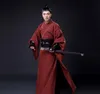 Film TV costume ancien Trois Royaumes Lu Bu même hommes Coton chanvre Hanfu arts martiauxphoto studio performance scène bonne qualité héros