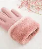 Fashion Screen Touch Winter Gloves Cute Warm Thickening Velvet Glove Women Mens Warmer 54 Styles Can Mix