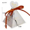 RMTPT Marmor-Stil-Geschenkbox, Hochzeitsgeschenke und Geschenke, dreieckige Pyramide, Pralinenschachtel, Hochzeitsgeschenke für Gäste, Dekoration