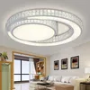 送料無料モダンなLEDクリスタルの天井灯のための居間の寝室の廊下のダイニングルーム90-260V LEDの家の照明のための光沢のあるクリスタルランプ