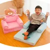 Baby Kids Only Cover NO Filling Cartoon Crown Seat Sedia per bambini Neat Puff Skin Toddler Children Cover for Sofa Folding288E