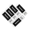 Черный 5шт / LOT Прямоугольник USB 2.0 Flash Drive Флэш-Pen Drive High Speed ​​Memory Stick хранения 1G 2G 4G 8G 16G 32G 64G для портативных ПК Thumb Pen